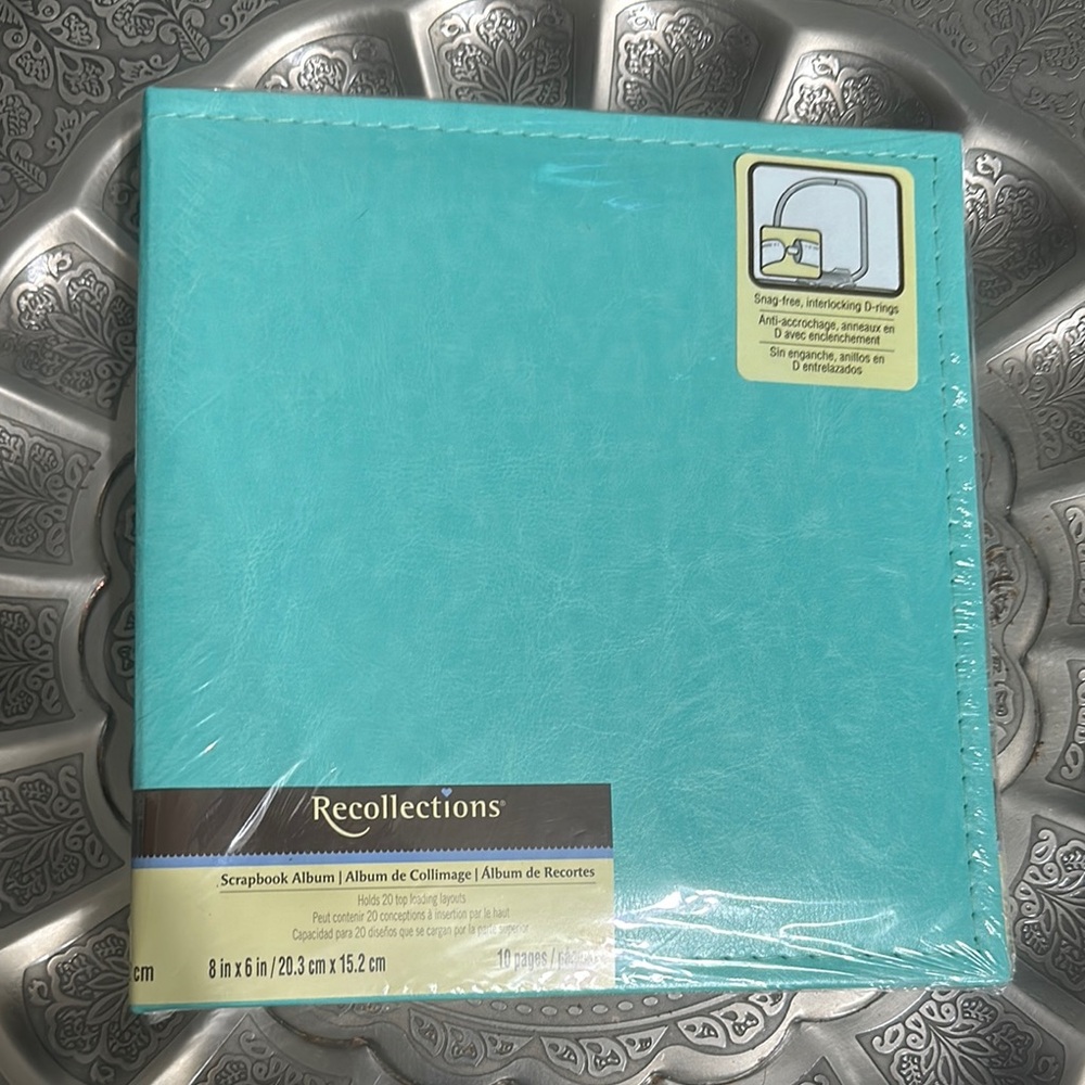 Recollections Turquoise Scrapbook Album